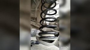 замена задних пружин Авео т250