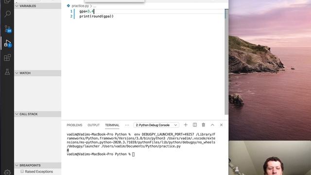 Python round and pow смотреть онлайн