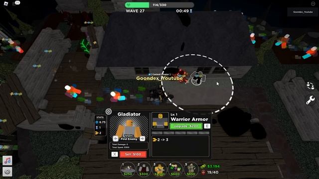 Solo Derelict Outpost First try Roblox Tower Defense Simulator смотреть онлайн