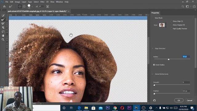 How to Refine Edge in Photoshop 2020 смотреть онлайн