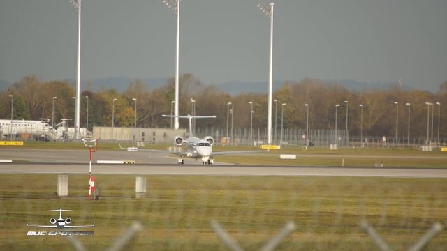 VipJet Embraer ERJ-135BJ Legacy 600 M-IMAK Departure At Munich Airport Abflug München Flughafen