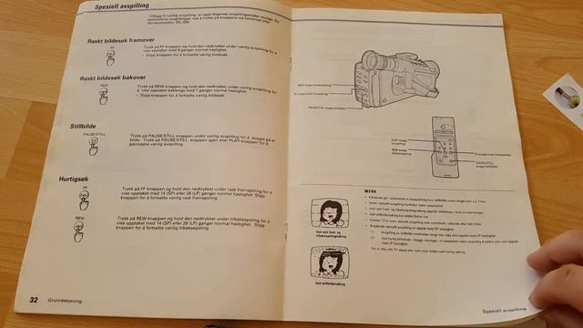 Canon Canovision E800Hi 8mm Video Camera Instructions Manual, Norwegian смотреть онлайн