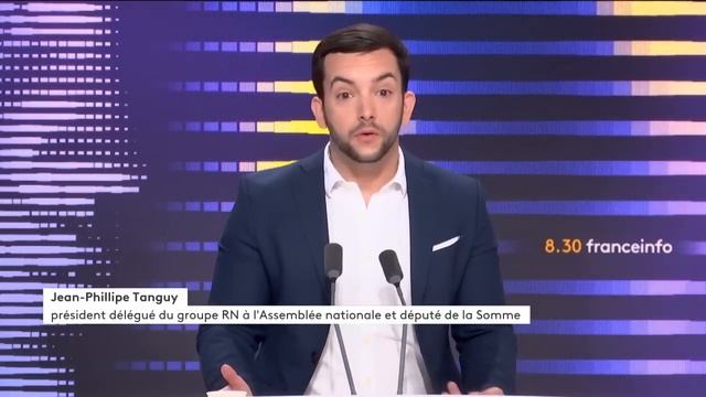 Le "8h30 franceinfo" de Jean-Philippe Tanguy du vendredi 21 juillet 2023 смотреть онлайн
