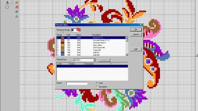 Wilcom EmbroideryStudio e4.2 уроки курсы Расширяем цветоряд смотреть онлайн