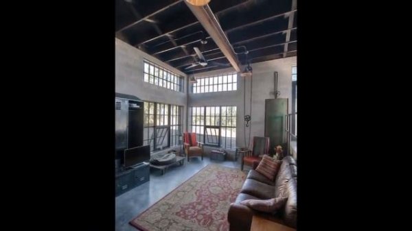 Industrial Style Living Room Interior Design Ideas