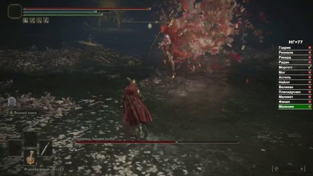 Malenia NG+7 Only Waterfolw dance | Маления НГ+7 Только Водный танец смотреть онлайн