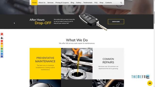Car Repair Services and Auto Mechanic WordPress Theme Solomon смотреть онлайн