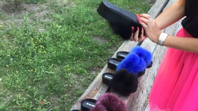 Меховые шлепки видеообзор смотреть онлайн
