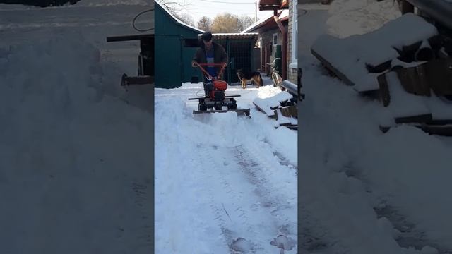 Мотоблок с отвалом смотреть онлайн