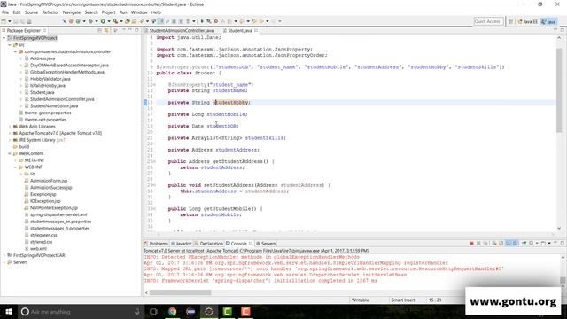 Spring MVC Tutorials 34 Web Services 04 Important JSON REST API Annotations смотреть онлайн