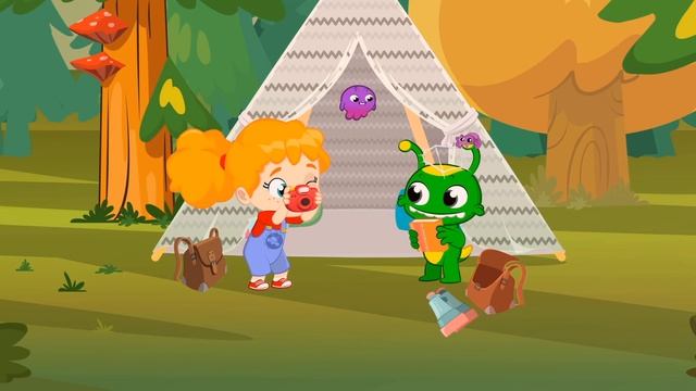 Groovy el Marciano y Phoebe aprenden juntos a compartir su helado de frutas favorito смотреть онлайн