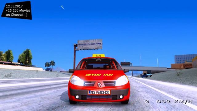 Renault Scenic Mk2 Crveni Taxi - GTA San Andreas TUNING ? 4K / 60FPS ? GTX 1080 _REVIEW смотреть онлайн