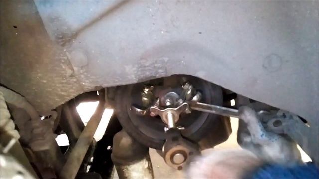 замена ремня грм, додж караван, часть 1.mp4