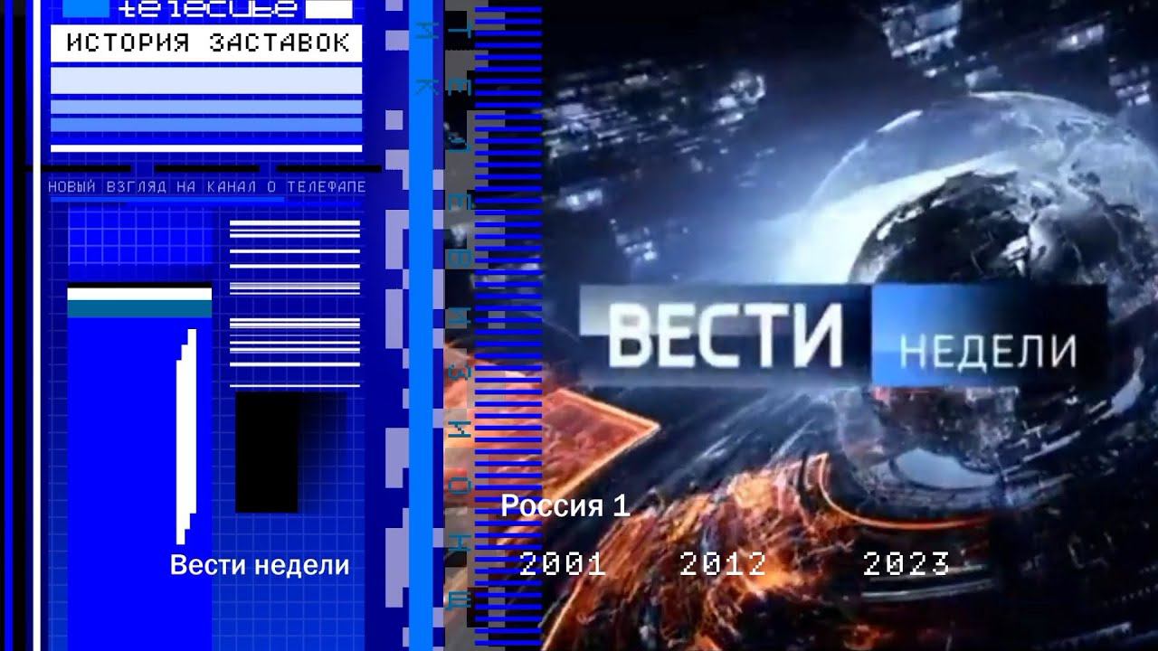 История заставок программы "Вести недели" смотреть онлайн