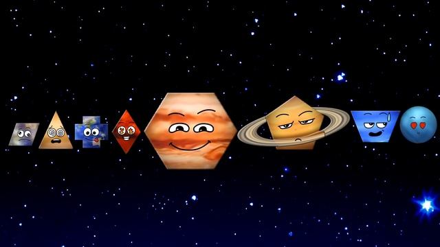 Funny SQUARE Planets for kids | Planet SIZES COMPILATION смотреть онлайн