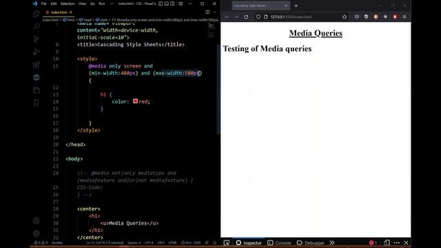 33.CSS Media Queries in one video |#css #weekendcodingintelugu смотреть онлайн