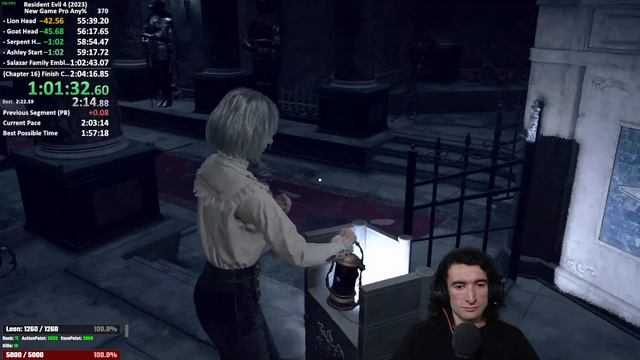 Resident Evil 4 Remake speedrun Professional New Game any% 2:02:11 смотреть онлайн