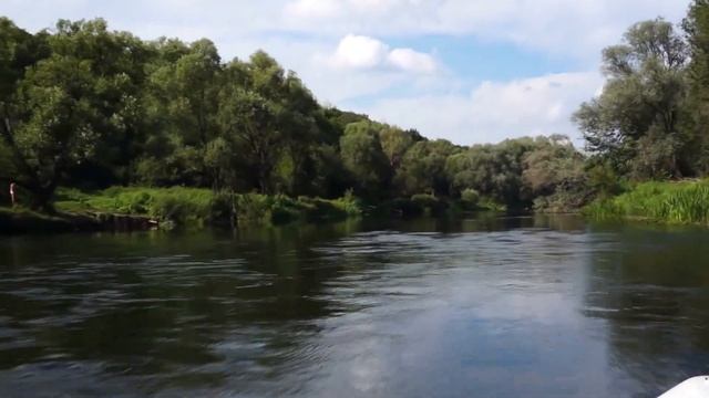 На лодке по реке Воронеж. смотреть онлайн