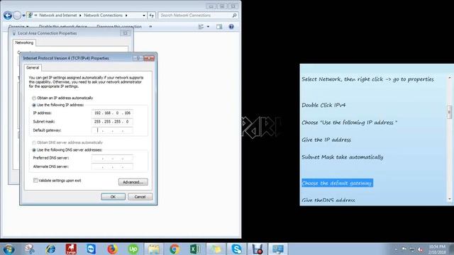 How to set static IP address in windows 7 смотреть онлайн