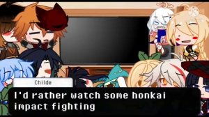 Genshin Impact Reacts to Honkai Impact 3rd and Genshin Edits// NickyIsOnline  //FLASH WARNING ⚠️