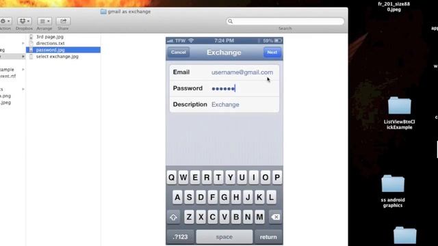 Add Gmail to Iphone or Ipad as Exchange Account смотреть онлайн