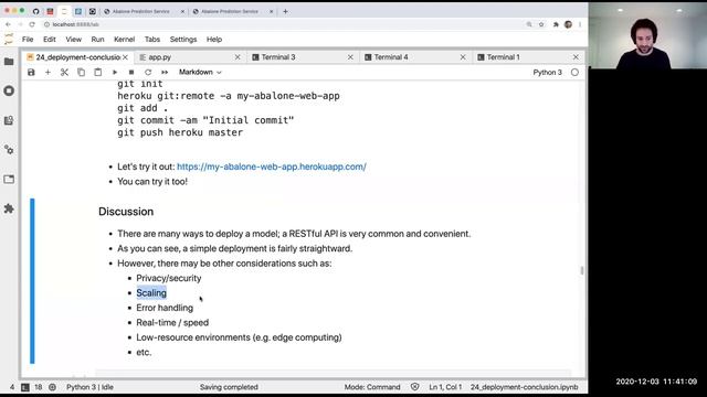 CPSC 330 Lecture 23: model deployment & conclusion смотреть онлайн