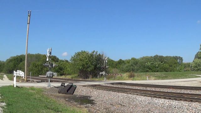 Amtrak #6 at Agency, Iowa on September 22, 2017 смотреть онлайн