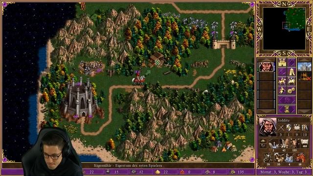 Heroes of Might & Magic 3 | Kriegsherren 8er Map Full Game смотреть онлайн