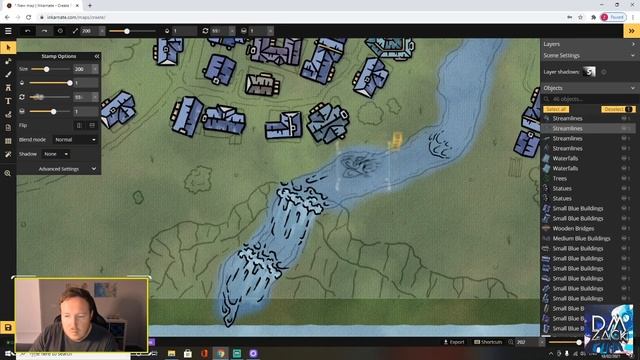 Inkarnate - Watercolor Cities (How To Add Your Own Hand Drawn Map Into Inkarnate)