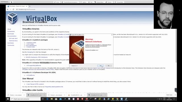 Instalando a última versão do VirtualBox 6.1 (6.1.4) no Windows 10 (versão 1909) смотреть онлайн