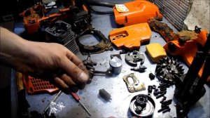 Замена поршневой группы на бензопиле Husqvarna 340. Разборка и сборка бензопилы