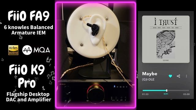 【Sound Demo】FiiO FA9 & FiiO K9 Pro ESS ♪"Maybe"_(여자)아이들((G)I-DLE) смотреть онлайн