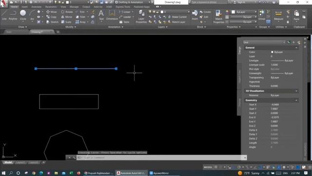AutoCAD 11: How to stretch objects in AutoCAD смотреть онлайн