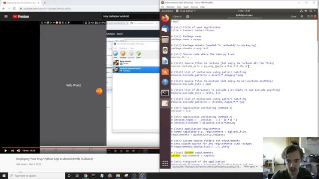 Python Mobile App Tutorial - Part 5: Deploying to Android with Buildozer | Kivy/KivyMD смотреть онлайн