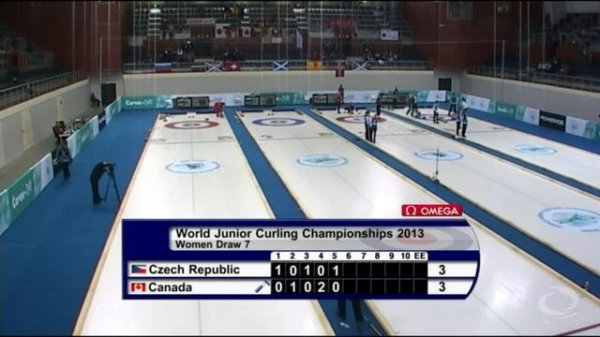 CURLING: World Junior Chps 2013 - Women Draw 7 CZE-CAN