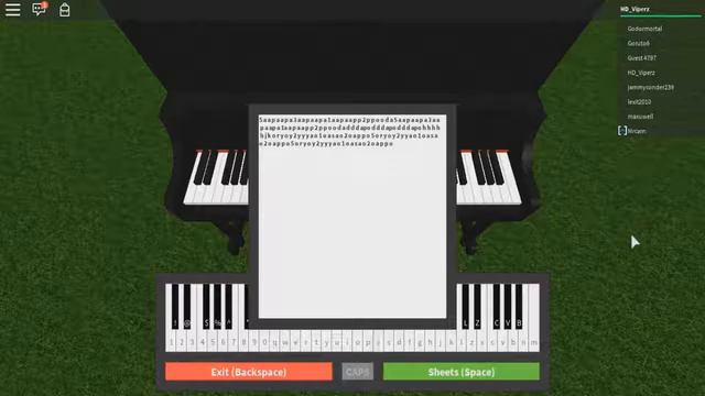 Roblox Piano - Call Me Maybe смотреть онлайн