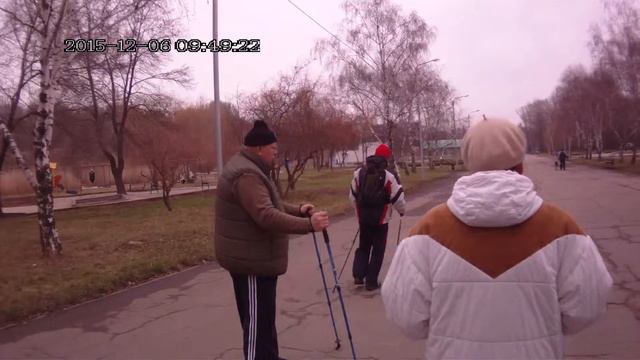 Обучение элементам скандинавской ходьбы смотреть онлайн
