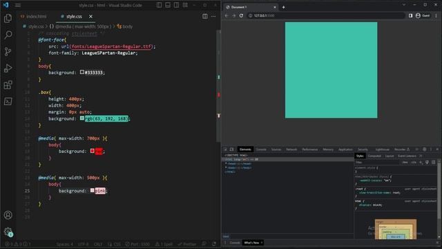 CSS Tutorial # 12 | Media queries in CSS | Hindi/اردو смотреть онлайн
