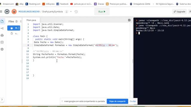 DateFormat en Java, trabajo con fechas смотреть онлайн
