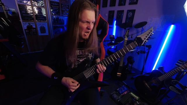 ABORTED - IMPETUS ODI guitar cover by Hubert Więcek смотреть онлайн