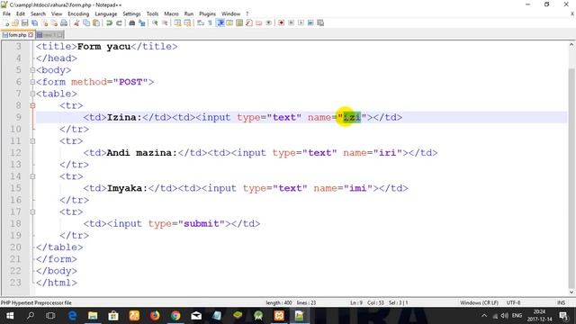 connect form to database смотреть онлайн