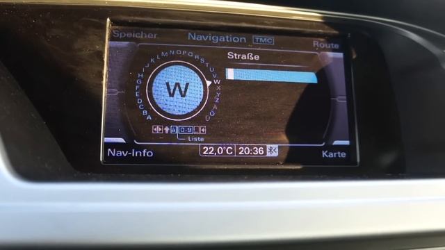 Audi A4 1.8 TFSI MMI interface смотреть онлайн