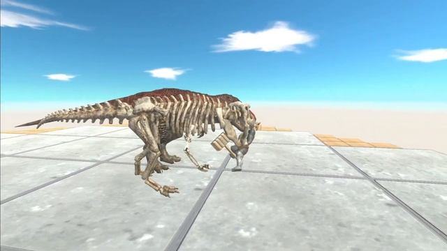 NEW SKELETON AND ORIGINAL T-REX DUO | ARBS Animal Revolt Battle Simulator смотреть онлайн