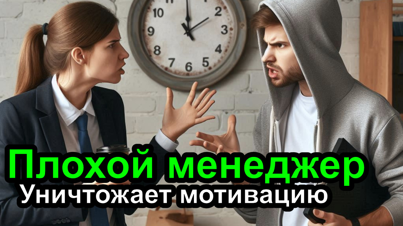 Менеджеры уничтожают мотивацию смотреть онлайн