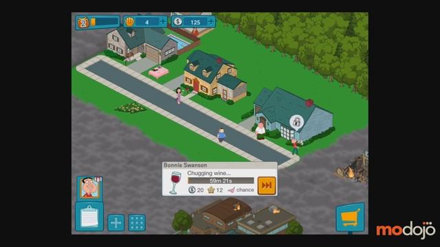 Family Guy: The Quest for Stuff - The Great Quahog Multiverse (iPhone/iPad) смотреть онлайн