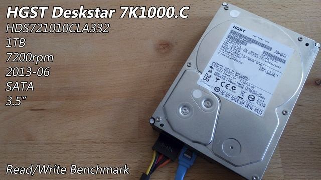 HGST Deskstar 7K1000.C HDS721010CLA330 1TB (2013) - Hard Drive Sounds смотреть онлайн