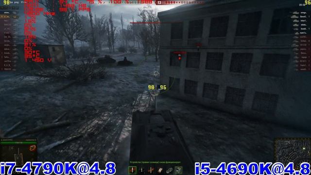 i7-4790K vs i5-4690K in World of Tanks (GTX 970) смотреть онлайн