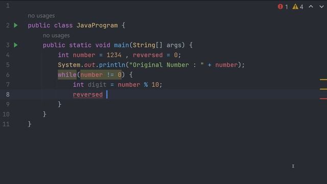 Java Program to Reverse a Number | Java Examples смотреть онлайн