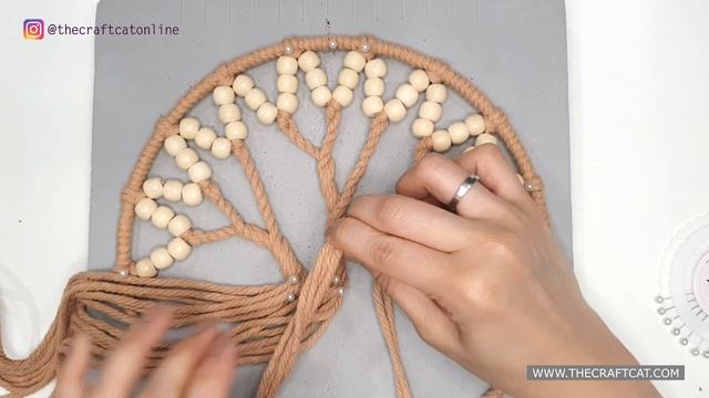 DIY Tutorial l How To Make a Macramé Tree of Life ? l Easy Step by Step смотреть онлайн