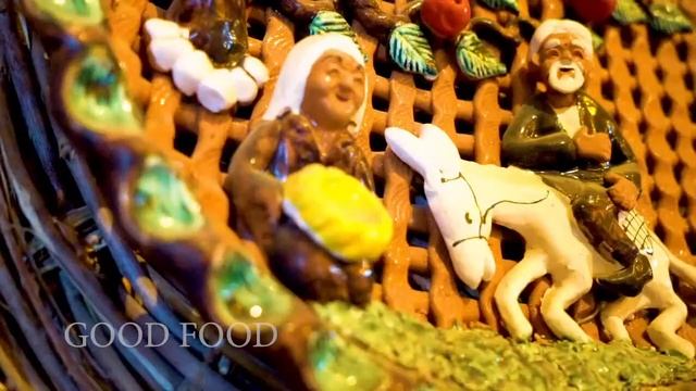 Чудесно вкусный бычий донер, приготовленный в камине. смотреть онлайн